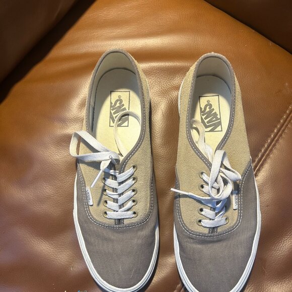 Vans Suede Authentic Tan/Olive Sz 9 - Picture 5 of 5